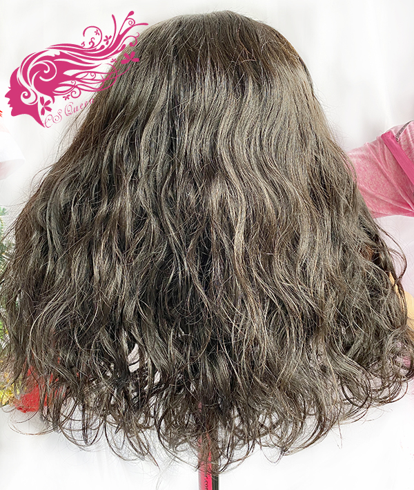 Csqueen Raw Line Wavy BOB Wig 4*4 Transparent Lace Closure BOB Wig 100% Human Hair Transparent BOB Wig 150%density